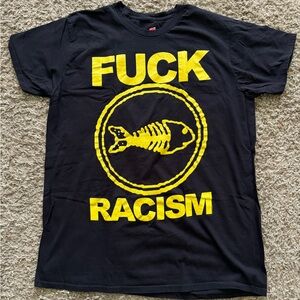 Fishbone F**k Racism Vintage Band T-Shirt Mens Size XL